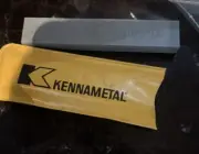 VINTAGE KENNAMETAL SHARPENING STONE POCKET SHARPENER w/ SLEEVE, 4 1/4" Long