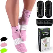 Ice Pack Socks for Feet Coolers - Reusable Hot&Cold Therapy Socks w/Compression Straps - Cold Gel Pack for Neuropathy, Foot Pain, Plantar Fasciitis & Sprains - Cooling Socks for Hot Feet for Gout