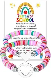 Kamwish First Day of School Kindergarten 1st Grade Bracelet, Back to School Bracelet Anxiety Separation Gift