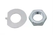 V-Twin Glide Top Fork Nut Zinc for Harley Davidson