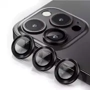 3pcs Camera Lens Protector Metal Ring Glass Screen iPhone 16 Pro Max