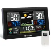 Wireless Weather Station with Outfdoor Sensor 8.8'' LCD Digital Thermometer H...