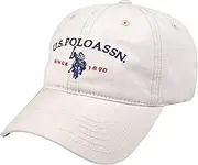 [Concept One] U.s Polo Assn. Embroidered Pony Horse Logo Since 1890 Adjustable Cotton Baseball Hat with Curved Brim