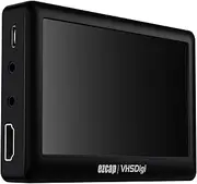 180 AV Recorder Video Audio Capture Box Analog to Digital Converter Record Video from VHS VCR's Camcorder DVD Players to TF Card U Disk 4.3-inch Color Screen Playback BBZY
