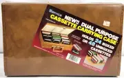 New Old Stock Service 24 To 48 Cassette Tape Carrying Case Factory Made In USA