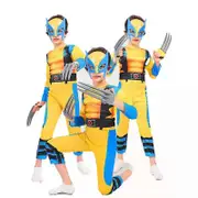 Wolverine Halloween Costume Tight Muscle Suit Cosplay Party Fancy M120-130CM