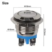1 Pcs Waterproof Momentary Switch Self-reset Welding Screw Control Switch