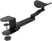 BaotyJie Desktop Arm Support Extender Tray Extended Desk Support Saving Space Elbow Support Desk Armrest Extension Plate for Office, Black