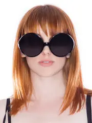 Peekabooda Black Bug Eye Vintage Deadstock Sunglasses