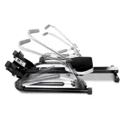 Rowing Exercise Machine Rower Hydraulic Resistance Fitness Gym Cardio LCD