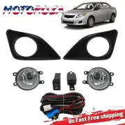 One Set Fog Light Lamps + Covers + Switch + Wiring For Toyota Corolla 2009-2010 (for: Toyota)