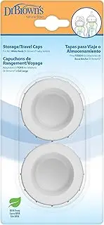 Dr. Brown’s Natural Flow Storage/Travel Caps for Wide-Neck Bottles, 2 Pack