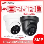 Hikvision DS-2CD2386G2-IU 4K 8MP AcuSense Darkfighter Turret IP POE Camera IP67