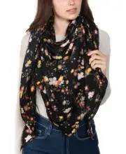MSRP $35 Inc International Concepts Floral-Print Triangle Scarf Size OSFA