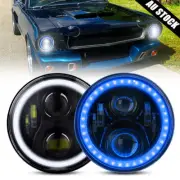 7" Halo LED Headlights For Ford Falcon HO XA XB XC XK XL XM XP XR XT XW XY GT GS