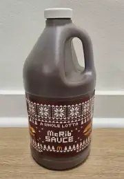 Mcdonalds Whole Lotta McRib Sauce Half Gallon - Creased Label - Limited x/500