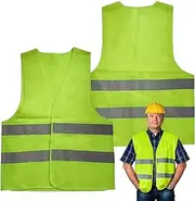 KLLJ Safety Vest, Car Safety Vest, Breakdown Vest, Safety Vest, Yellow Safety Vest, for Car and Workplace