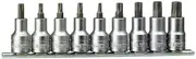 Teng M1213TPX - Clip Rail Socket Set 9 Piece 1/2" Drive