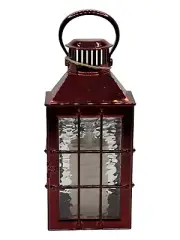 BATH & BODY WORK RED SHIP LANTERN WALLFLOWER NIGHT LIGHT UP 24/7 PLUG IN NEW