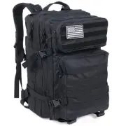45L Military Tactical Backpacks, 3 Day Assault Pack, Large Army Bug Out Bag W...