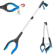 1 Pack 32 Inch Foldable Grabber Tool Extra Long Handy Trash Picker Pickup Tool