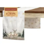 Table Runner 100% Cotton 14.50Inch x 72Inch Decorative Table Runners, Dining,...