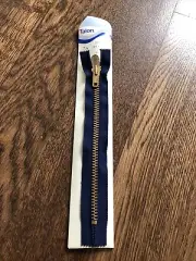 Vintage Deadstock Talon Zipper 7 Inch for Jeans Repair Replacement USA Dark Navy