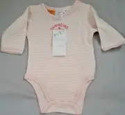 Pumpkin Baby Patch Newborn Long Sleeve Bodysuit Winter Tea Party Candy Stripe