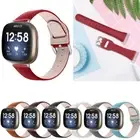 Genuine Leather Watch Band Strap Replacement Bracelet For Fitbit Versa 3/Sense