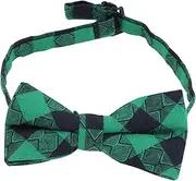 [Healvian] 2pcs St Patrick's Day Bow Tie Festival Cravat Accessory for Parties Exquisite Design for Memorable Celebration