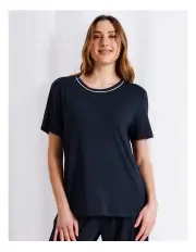 [Chloe & Lola] Pure Comfort Short Sleeve Tee in Navy