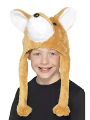 Fox Hat Kids Faux Fur Animal Fantastic Foxy Hat Fancy Dress Winter Hat