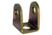 Competition Engineering Bracket Clevis Mount Steel Gold Iridited 1.160in. Inside Width 3/4in. Mounting Hole Each
