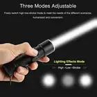 Mini USB Rechargeable LED Flashlight Zoomable 3 Modes Adjustable Torch Light
