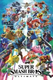 NINTENDO SUPER SMASH BROS BROTHERS ULTIMATE VIDEO GAME POSTER NEW 24x36