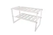 D.Line Expandable Under Sink Organiser White