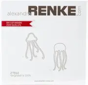 Alexandra Renke Dies - Two Jellyfish 1.2"X1.91", .91"X .92" (ARTI0007)