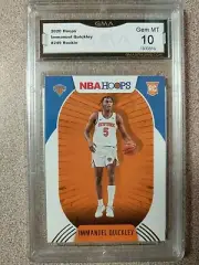 2020 Panini NBA Hoops #249 IMMANUEL QUICKLEY RC Rookie New York Knicks GMA 10