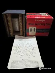 Burroughs BD301 Beam Switching Tube Type-6700 Brand New In Box With Diagram NOS