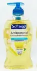 1 Softsoap ZESTY LEMON Liquid Hand Soap Kitchen Hands Antibecterial 11.25 oz