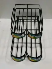BuzzBallz Retail Wire Rack Display 2 Tier Holds 18 Drinks Bar Store Mancave NEW