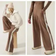 Athleta Venice Colorblock Wide Leg Pant, Size 2X(Plus)Rustic Beige Pants NWT