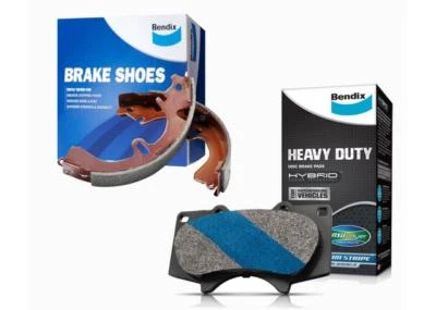 Bendix Brake Pad & Shoe HD For Mitsubishi Express 90-91 L300 2.5 DB1168HD-BS1594
