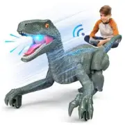 Remote Control Dinosaur, Realistic Dinosaur Toys for Kids 3-5, 2.4GHZ,