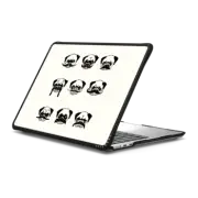 MacBook Air 13-inch (M2 - M4) Impact Case Moustaches of The Pug