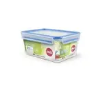 Emsa 508544 Clip & Close rectangular food storage container 2.2 litres, transpar