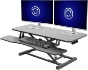VIVO 107Cm Desk Converter, Height Adjustable Riser, Sit to Stand Dual Monitor...