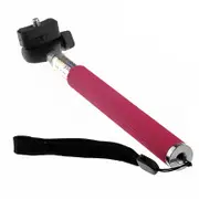 Telescopic Handheld Monopod with Tripod Mount Adapter for Sport Camera Gopro HD Hero 1 2 3 3+ 4 PINK
