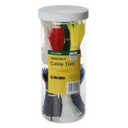 Cable Ties Assorted Colour 2.5 X 100MM PACK 1000 CTP03 Tridon
