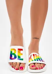 [Mad As Hell] Be Kind White Slides